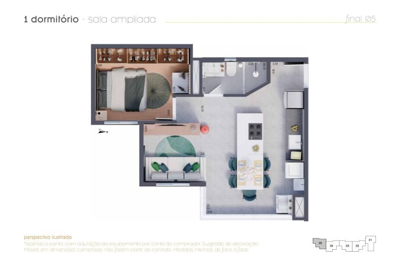 Planta Sala Ampliada - VIP Essencia